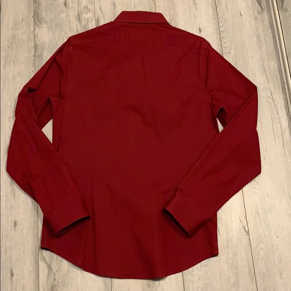 Red Express 1MX fitted button down dress … - Picture 10 of 10